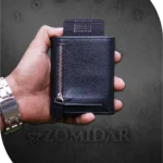 2 in 1 Multi Functional Mordan Genaration Snap Button TriFold Pop Up Card Holder Orignal Leather Wallet (The Multiverse)