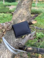 Zomidar Classic Bi-Fold Premium Leather Wallet (The Horizon) With Zipper Pocket