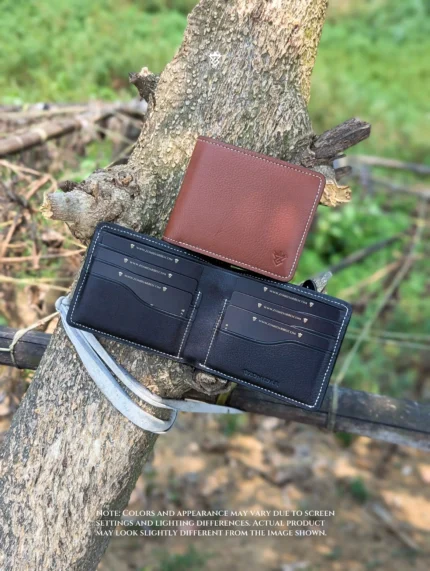 Introducing the Zomidar Classic Bi-Fold Premium Leather Wallet – “The Horizon” with Zipper Pocket, meticulously crafted with top-tier genuine leather for enduring style and functionality.