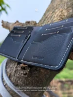 Introducing the Zomidar Classic Bi-Fold Premium Leather Wallet – “The Horizon” with Zipper Pocket, meticulously crafted with top-tier genuine leather for enduring style and functionality.