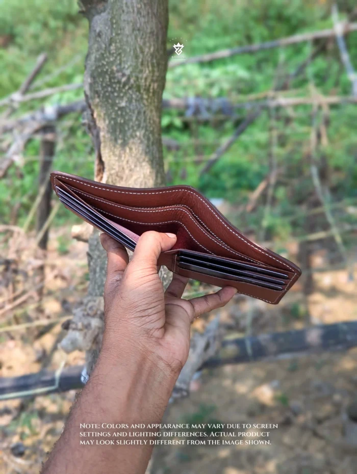Introducing the Zomidar Classic Bi-Fold Premium Leather Wallet – “The Horizon” with Zipper Pocket, meticulously crafted with top-tier genuine leather for enduring style and functionality.