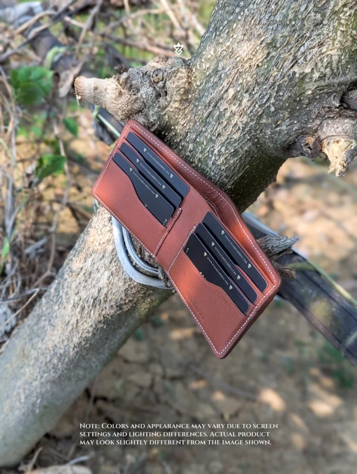 Introducing the Zomidar Classic Bi-Fold Premium Leather Wallet – “The Horizon” with Zipper Pocket, meticulously crafted with top-tier genuine leather for enduring style and functionality.
