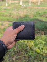 Zomidar Classic Bi-Fold Premium Leather Wallet (The Horizon) With Zipper Pocket