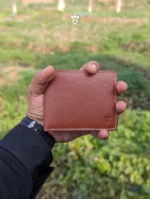 Zomidar Classic Bi-Fold Premium Leather Wallet (The Horizon) With Zipper Pocket