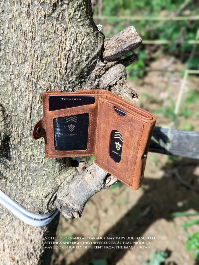 Slim Compact Front Pocket Leather Wallet (The Quantum ZTMW) Wallet