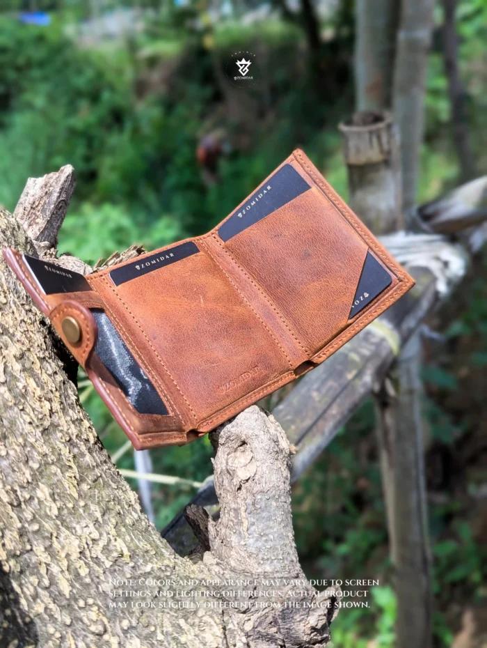 Slim Compact Front Pocket Leather Wallet (The Quantum ZTMW) Wallet