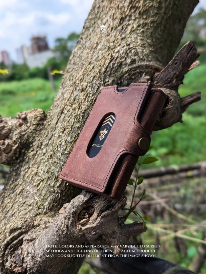 Slim Compact Front Pocket Leather Wallet (The Quantum ZTMW) Wallet