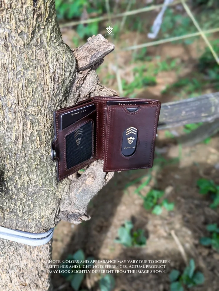 Slim Compact Front Pocket Leather Wallet (The Quantum ZTMW) Wallet