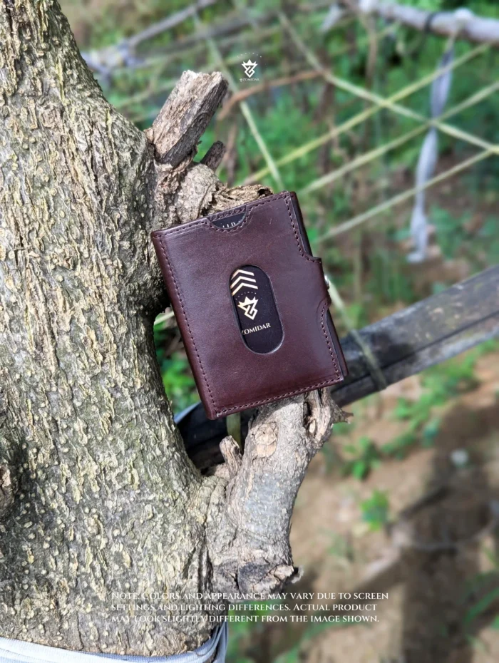 Slim Compact Front Pocket Leather Wallet (The Quantum ZTMW) Wallet
