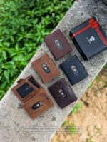 Slim Compact Front Pocket Leather Wallet (The Quantum ZTMW) Wallet