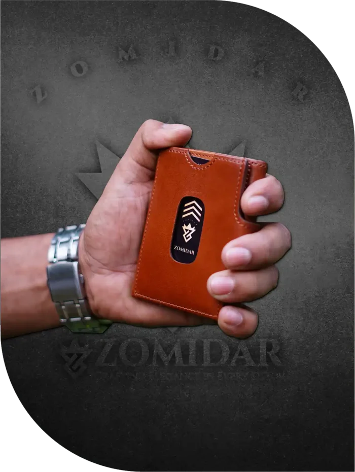 Slim Compact Front Pocket Leather Wallet (The Quantum ZTMW) Wallet for Men