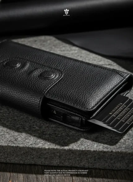 Magnetic Closure MultiFunctional Pop Up Card Holder Long Wallet (The QuickSnap Magnet Version)