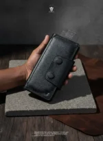 Magnetic Closure MultiFunctional Pop Up Card Holder Long Wallet (The QuickSnap Magnet Version)