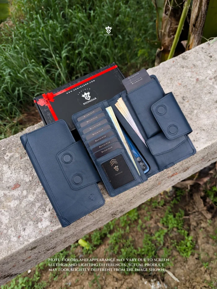 Magnetic Closure MultiFunctional Pop Up Card Holder Long Wallet (The QuickSnap Magnet Version)
