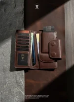 Magnetic Closure MultiFunctional Pop Up Card Holder Long Wallet (The QuickSnap Magnet Version)