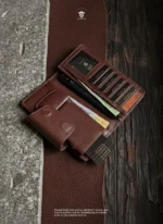 Magnetic Closure MultiFunctional Pop Up Card Holder Long Wallet (The QuickSnap Magnet Version)