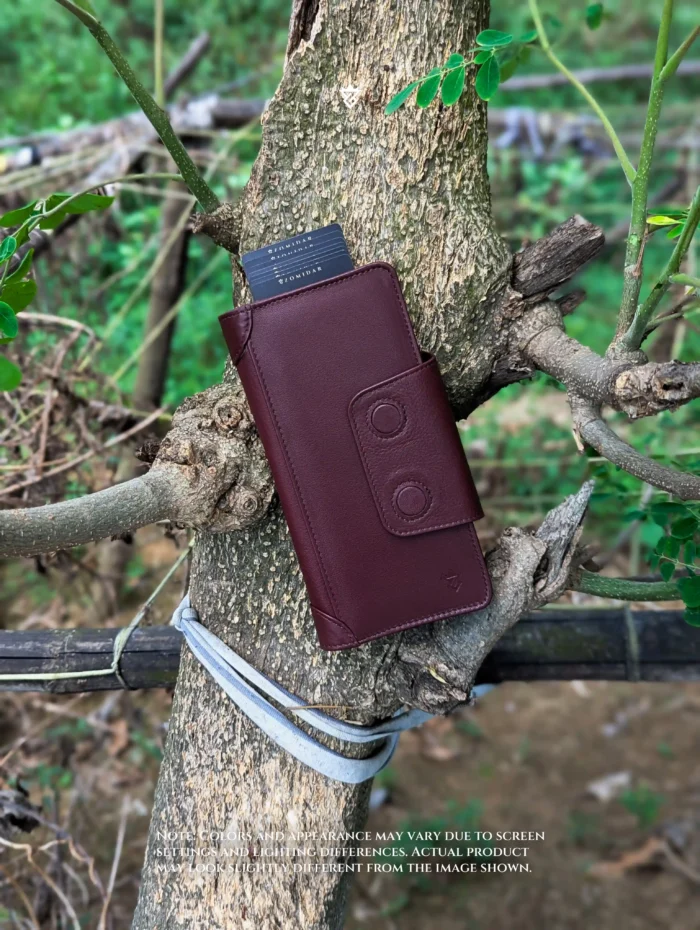 Magnetic Closure MultiFunctional Pop Up Card Holder Long Wallet (The QuickSnap Magnet Version)