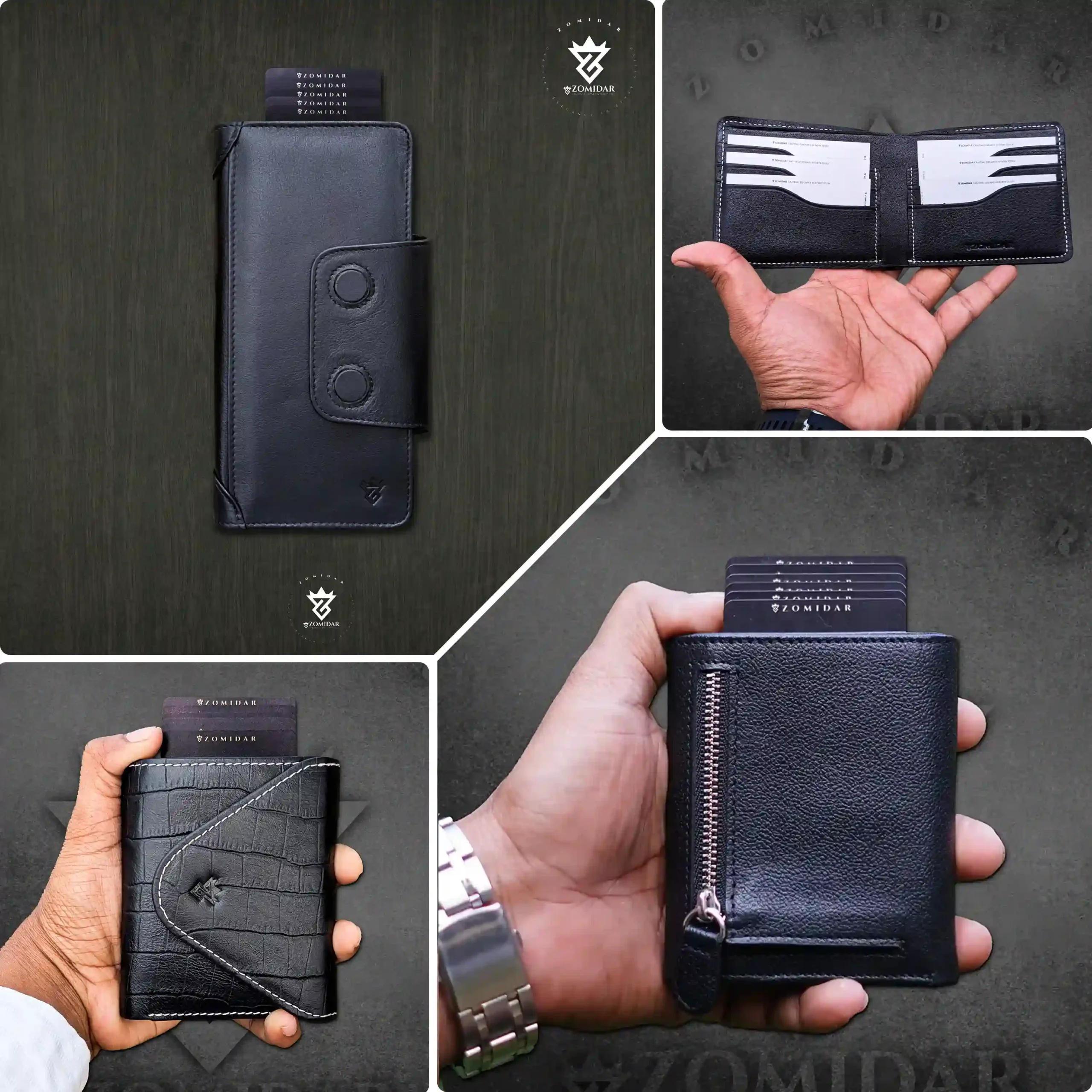 introducing Zomidar Premium Leather Wallets, Belts, and Accessories, where luxury meets functionality. Our collection features high-quality leather products designed for the discerning individual who values both style and durability.