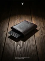 The Magneto by ZOMIDAR. A slim genuine leather wallet combining a pop-up card holder, strong magnetic closure, RFID blocking, and a zipper pocket. Available in 6 colors. Upgrade your everyday carry.