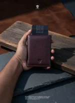 The Magneto by ZOMIDAR. A slim genuine leather wallet combining a pop-up card holder, strong magnetic closure, RFID blocking, and a zipper pocket. Available in 6 colors. Upgrade your everyday carry.