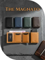 The Magneto | Leather Pop-Up Wallet by ZOMIDAR